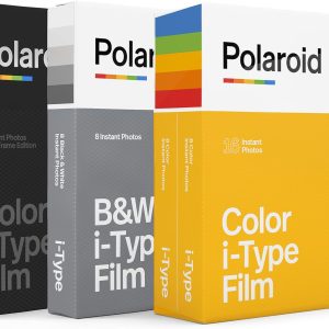 I-Type Film Variety Pack - I-Type Color, B&W, Black Frame (32 Photos) (6182)